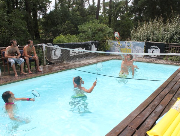 Championnat du Monde Water Badminton double 1/4 de finale Championnat du Monde Water Badminton double 1/4 de finale